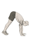 Pike hold exercise illustration